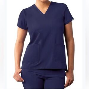 Adar navy scrub set